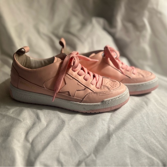 Golden Goose Pink Rose Quartz Yeah Sneakers Deluxe Brand - Picture 2 of 6